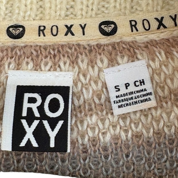 Roxy Cardigan Aztec Print Western Sweater Size Small - Picture 3 of 6